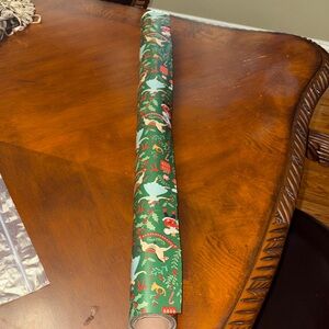 Holiday Green Gift Wrap Roll